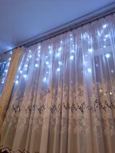 Led-String-Lights Christmas-Snowflakes Holiday Party Connectable Waterproof Wave