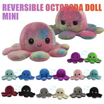 

Reversible Flip Octopus Stuffed Doll Soft Party Supplies Double-sided Octopus Plush Toy Baby children kids Doll Party Favors