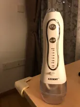 AZDENT-irrigador Dental eléctrico de agua, inalámbrico, portátil, recargable por USB, 5 modos, impermeable IPX7