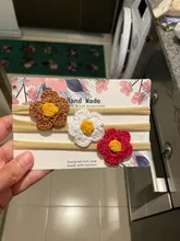 Moda 3 unids/lote bebé moños para recién nacidos nudo diadema elástica caqui de Nylon niñas diademas infantiles niños sombreros juego de accesorios para fotos