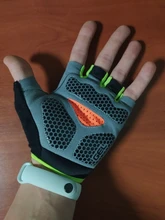 Guantes antideslizantes de silicona para ciclismo, para hombre y mujer, de medio dedo, transpirables, para deportes de choque, D40