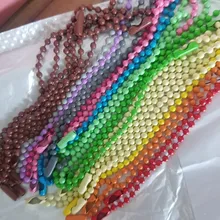 Cadena de cuentas de bolas DIY, colores variados, 12CM, fabricación de llaves, muñecas, etiquetas de mano, suministros de conectores para componentes de joyería, 20 colores