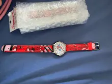 Reloj de SpiderMan con dibujos animados para niños, cronógrafo de cuarzo de cuero, regalo de Navidad