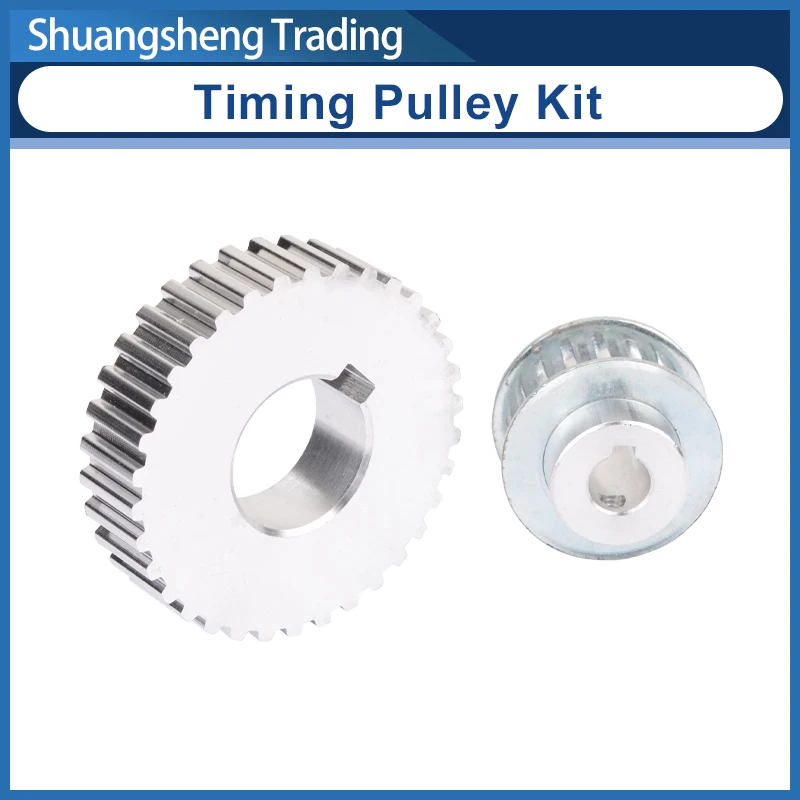 2pcsMetalSynchronousPulleyGearMotorBeltDriveWheelForSIEGC1