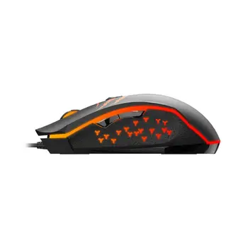Mouse Gamer Gaming Havit Hv-ms1027 2400dpi 6 Botones Negro. Diseño de luz de respiración con la función de avance/retroceso + Diseño ergonómico con superficie antideslizante. 3