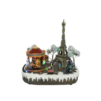 

PARIS Christmas scene with light, music and movement