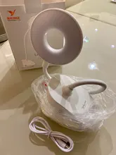 Study Lamps Magnifier Touch-Clip Gooseneck Usb-Table-Light Flexo Rechargeable 18650 Battery