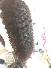 RESHINE-Peluca de pelo rizado de Mongolia, cabello humano con encaje frontal 13x4, 180%, 13x6, cierre de encaje rizado, prearrancado