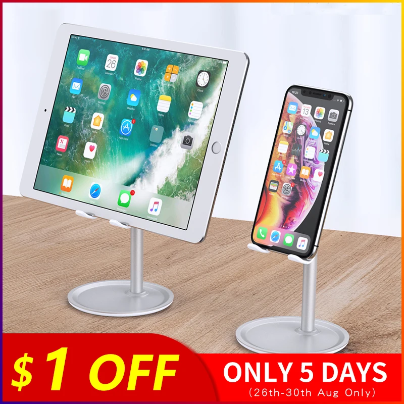 FLOVEME Telefon Ständer Halter Für iPhone iPad Xiaomi Metall Telefon Halter Faltbare Mobile Tablet