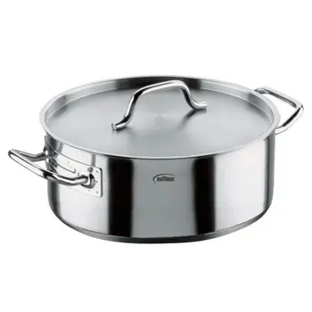 

Pot professional stainless steel INOXIBAR - Ø 32 cm - 10 L-Gray-all plates, including induction