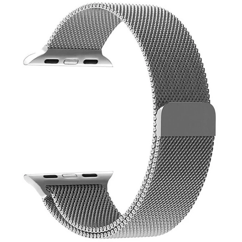 Металлический ремешок Nuobi для Apple Watch 42/44 mm - Цвет ремешка: Серебристый