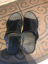 Suecos unisex para primavera y verano, zapatillas con suela blanda de PVC, antideslizante y cubierta de cuero genuino de vaca, diseño a la moda, para uso al aire libre