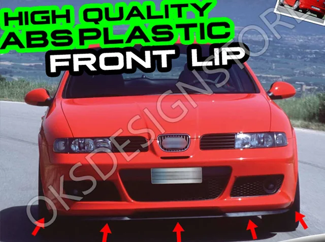 Per Seat Leon Mk1 1M Cupra R Spoiler Anteriore Lip Euro Spoiler Lip Universale