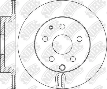 

Brake disc MAZDA CX-7/CX-9 07 rear vent. D = 325mm. NIBK RN1650