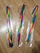 3 uds juguetes de gato varita divertida, colorida y bonita Teaser varita de plástico juguetes para mascotas para el palo interactivo de gatos gato suministros