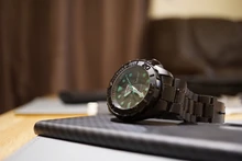 Correa de reloj de acero inoxidable para Samsung Galaxy Watch Active2, extremo curvo sólido de 22mm, 20mm, 46MM, 44MM, banda de reloj negra de 18mm y 24mm