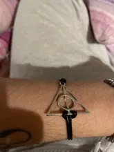 Brazalete triangular redondo de cuero negro para hombre y mujer, cuerda de cuero antigua Vintage, moda clásica, película de película, joyería, venta al por mayor