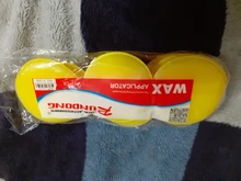 Esponja de espuma para coche, aplicador de cera para limpieza, almohadillas para detalles, pulido de cera para coche, cuidado de limpieza del hogar, color amarillo, 10cm, 12 Uds.