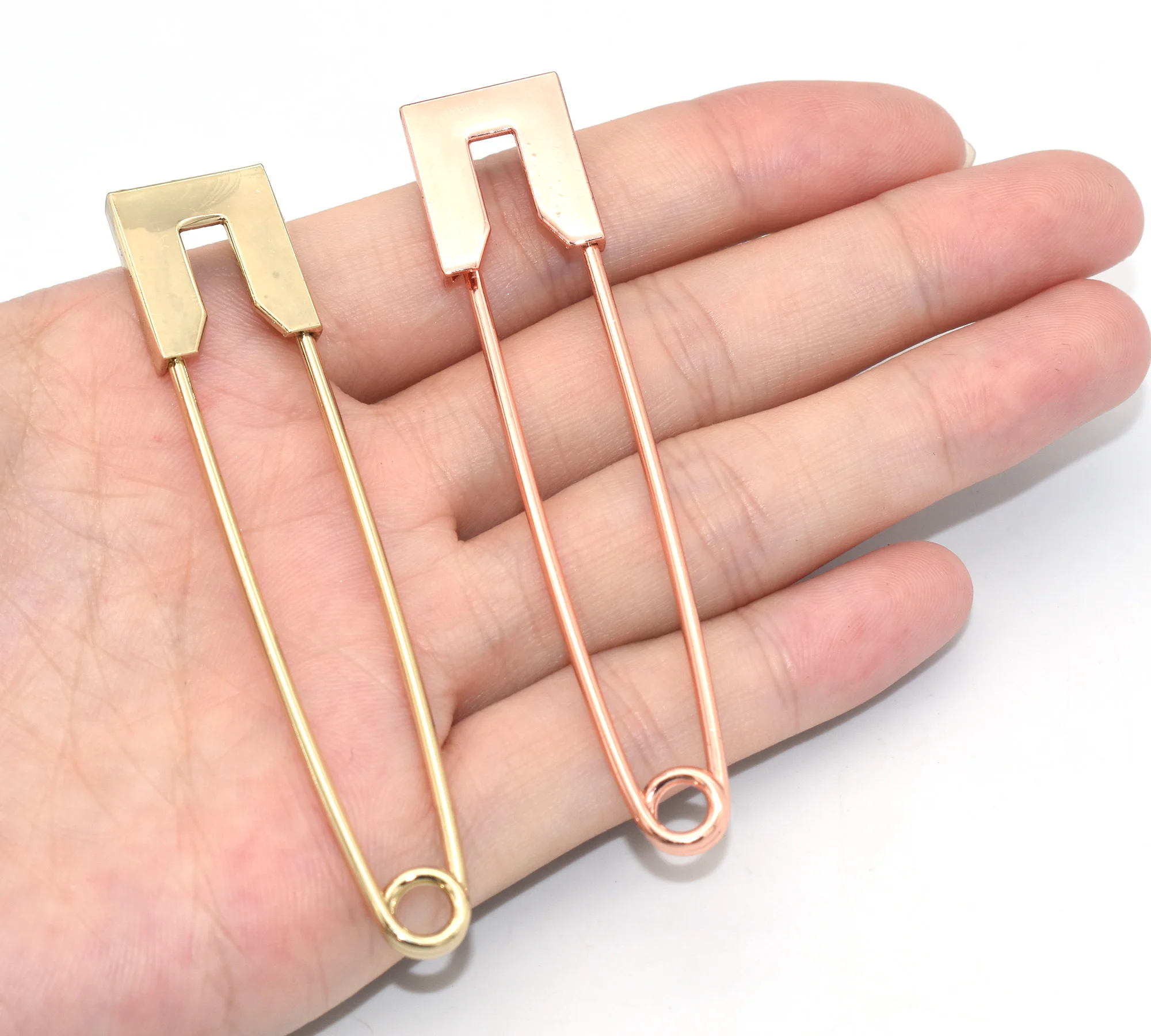 6Pcs. Extra Large Safety Pin Giant Shape Jumbo Pins Heavy Duty Stainless  Steel