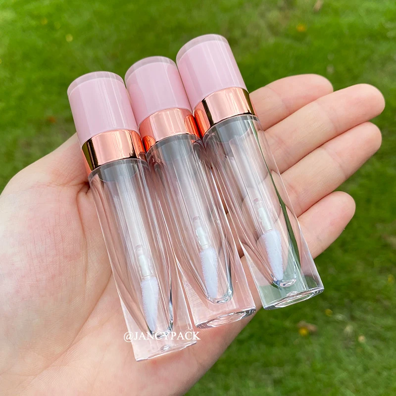 Tubes de gloss vide blanc rose or 6ml, bon prix, contenant de voyage,  bouteille rechargeable - AliExpress