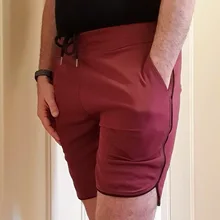 Pantalones cortos de culturismo para hombre, pantalones cortos masculinos de estilo veraniego para ejercicio de gimnasio, ropa deportiva de secado rápido de malla transpirable apta para correr