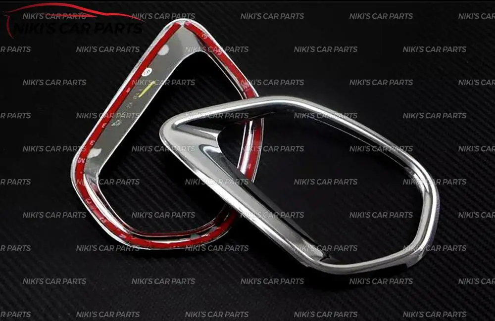 Накладки на передние противотуманные фары для Mitsubishi Outlander 2013- ABS пластик 1 комплект/4 шт. формовочные украшения автомобиля