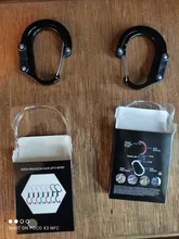 Clip de engranaje híbrido, mosquetón giratorio, enganche fuerte sin bloqueo para Camping, pesca, senderismo, mochila de viaje