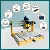 CNC Wood Router 3018 Pro Plus Upgrade 500W Spindle Kit 40W Laser Engarver Milling Machine Suitable for Metal Acrylic MDF Carving