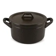 Кастрюля с керамической крышкой Ceraflame Hammered, 4л, шоколад