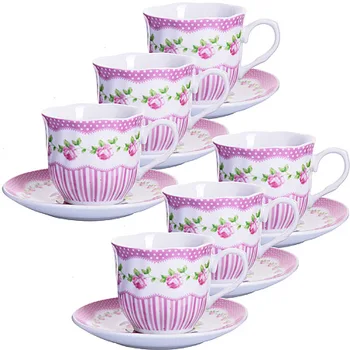 

Tea set 12pr 220 ml flowers Loraine 25916