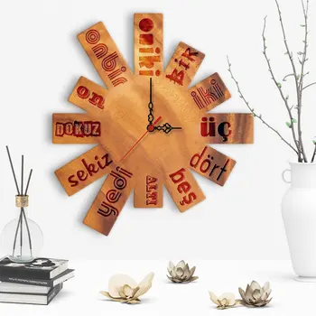 

Decorative Different Design Wooden Wall Clock-25