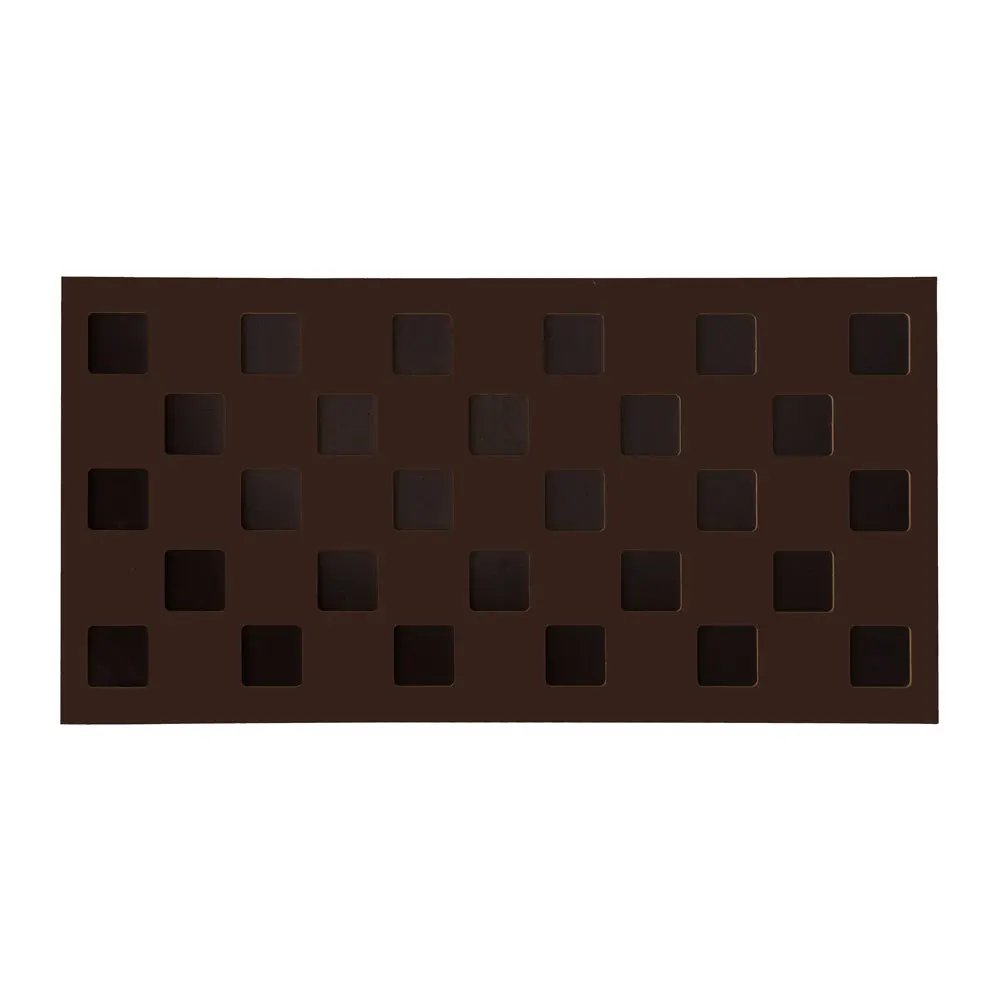 Коричневый АКУСТИЧЕСКИЙ ПОРОЛОН ПАНЕЛЬ ECHOTON CHECKERS - Цвет: Коричневый