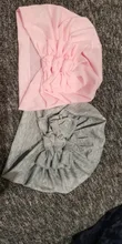 1 Uds lindo pliegues nudo lazo indio gorrito de punto para bebé recién nacido niños niño niña turbante flor Beanie sombrero suave gorros sombreros