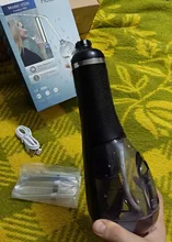 Waterpulse-irrigador Dental V500 portátil, dispositivo de limpieza Dental inalámbrico, con chorro de irrigación, 4 modos, 200ml, resistente al agua