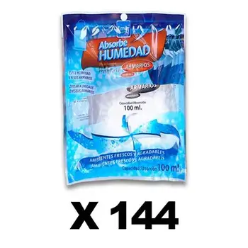 

BOX 144 units 3254-Absorbing Humidity 100 Ml. capacity airtight anti-discharges