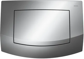 

Plastic washing panel for toilet bowl, single flushing system, glossy chrome