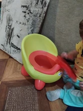 Orinal portátil para bebé, asiento de inodoro, tazón, olla bonita, sartén de entrenamiento de plástico para niño y niña, inodoro con respaldo cómodo