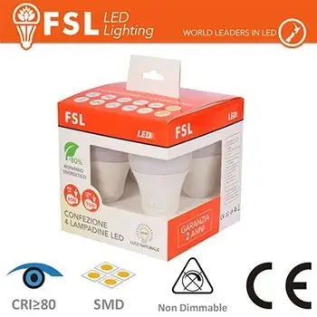 

Lamp drop: Packaging 4PACK Mix 2x9w + 2x12w 4000K