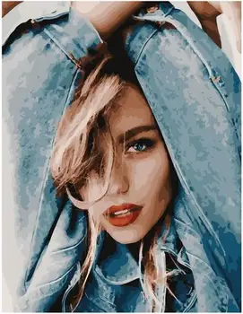 

Painting by numbers PK 72042 piercing look 40*50 exclusive