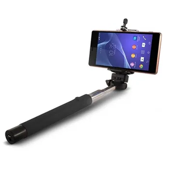 

Selfie Stick Estensible Bluetooth KSIX 45 mAh Black