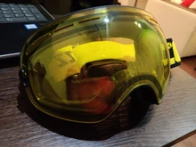 Nueva lente doble brillante de la marca COPOZZ para gafas de esquí del modelo GOG-201 aumentar el brillo noche nublada para usar (solo lente)