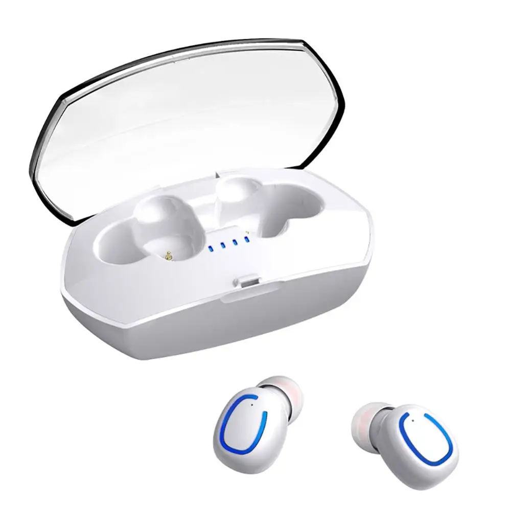 

Xi11 Bluetooth Headset Jerry 5.0 Double Call Version Stereo Business with charging bin binaural wireless earphones portable