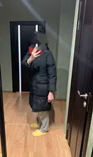 Down-Jacket SEMIR Winter Women Outwear Hooded Long New Waist for Fur-Collar Loose Young-Girl