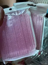 50/100 Uds reutilizable Barra de cristal doble final de uñas decoración de cutículas empujador de cutícula removedor de herramienta pedicura cuidado de uñas manicura herramientas