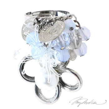 

Design ring GUINDAFLOR Blue Collection CROWN