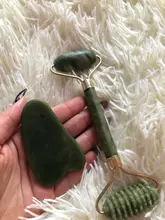 Cara Natural masajeador Guasha Jade rodillo raspador de herramientas de cuidado para la piel Facial de masaje Microniddle limpiador Facial cuidado de la piel