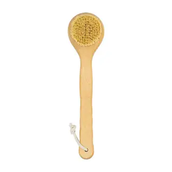 

Brush for dry body massage Sifo-round on a long handle