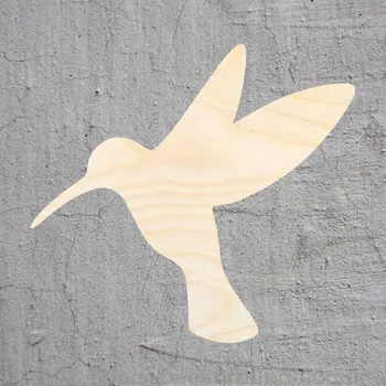 

hummingbird silhouette Laser Cut Out Wood Shape Craft Supply Unfinished Cut Art Projects Craft Decoration Gift Decoupage Orname