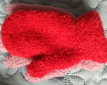 Baby Gloves Plush Winter Mittens Children Thick Warm Kid for 1-4Y Velvet Coral Fleece