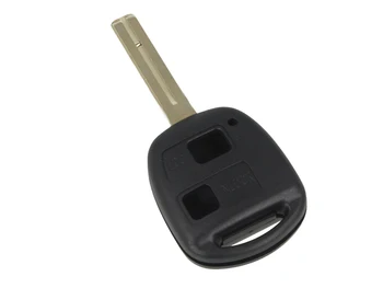 

Remote Key shell 2 buttons blank with blade TOY48 battery on without Transponder chip for Lexus Toyota Yaris Auris Aygo